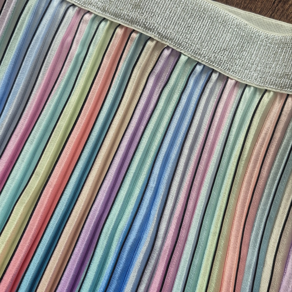 WHY Dress Multicolor Pleated Skirt